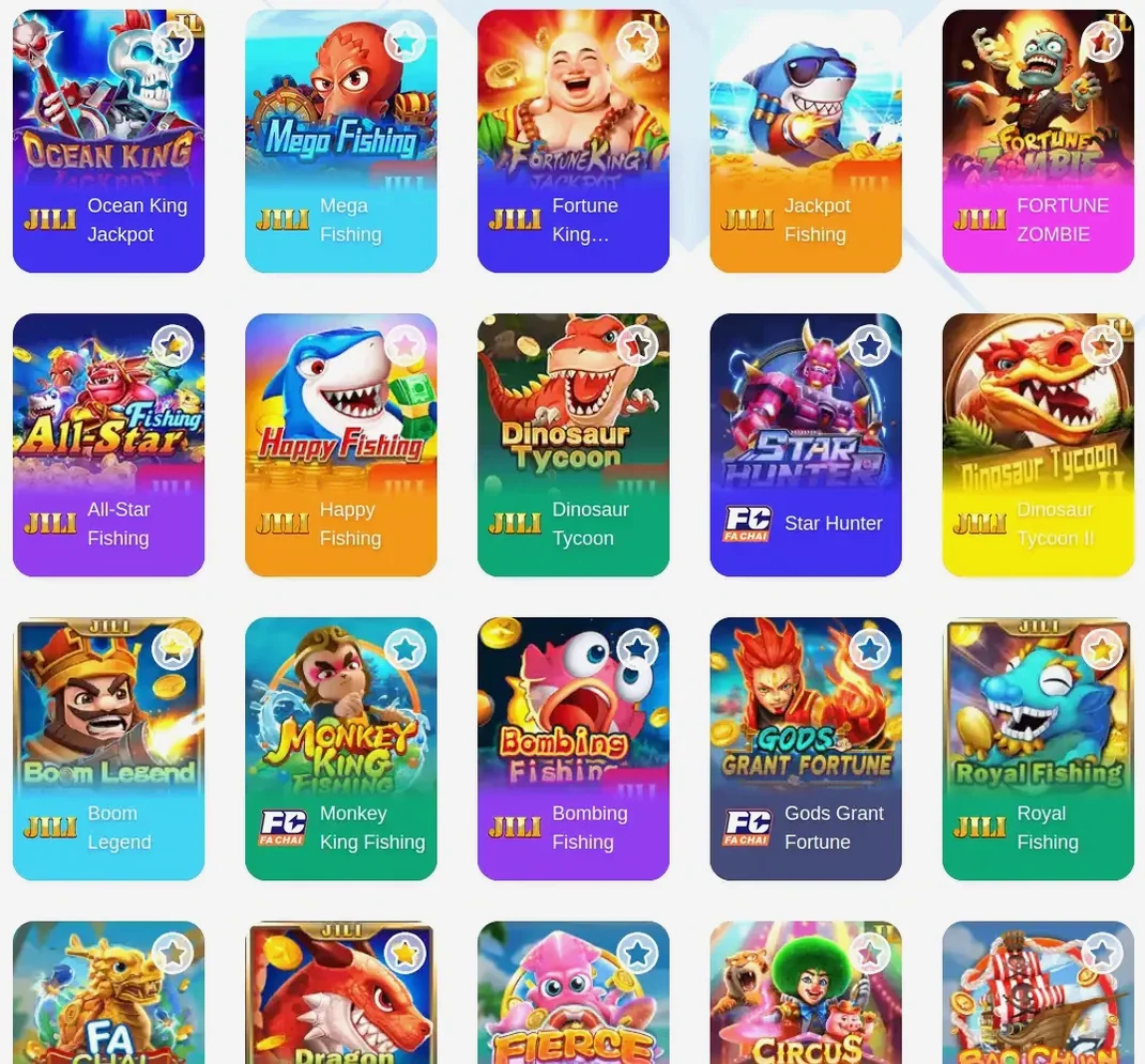 Luckyseven Casino Spielauswahl